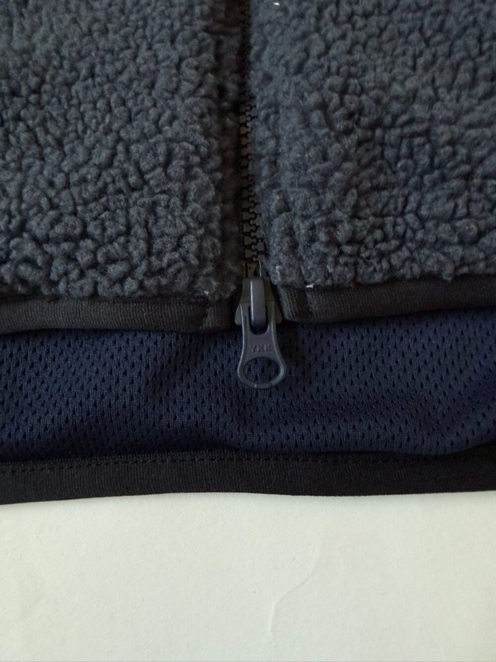Nike Mens L Full Zip Sherpa Jacket Blue Fleece AQ2767-451 Windrunner Coat Hoodie - Picture 5 of 11
